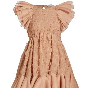 Zimmerman dancer ruffle sleeve mini dress
